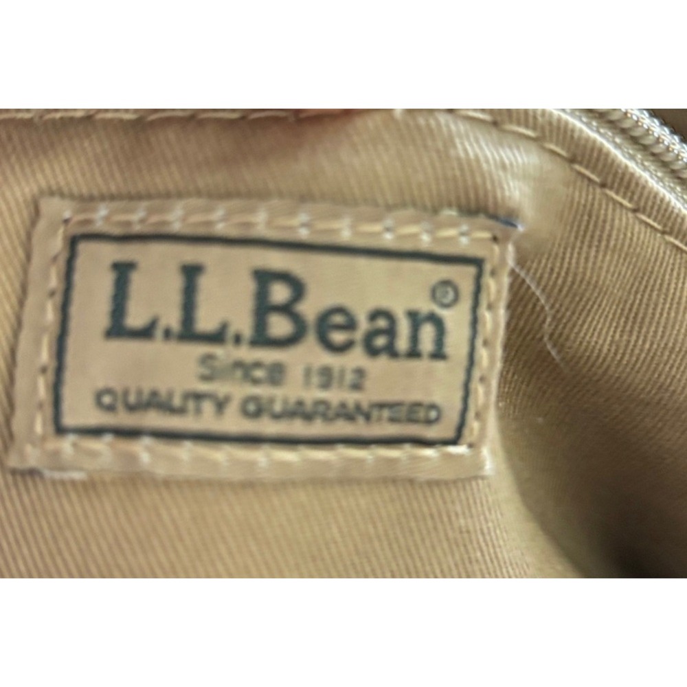 LL Bean Vintage Pink Canvas Sailboat Tote & Kiss Lock Coin Purse Set Nautical - Picture 7 of 10